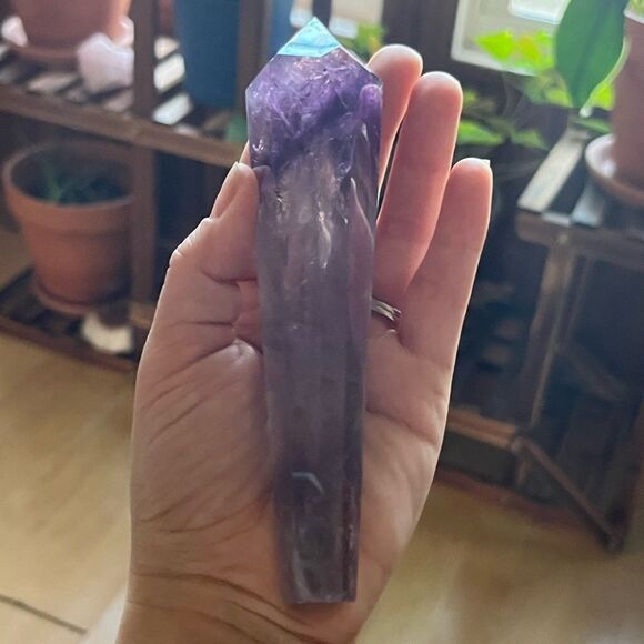 🛑SOLD🛑6” High Quality Amethyst Crystal Root Wand - Picture 8 of 12